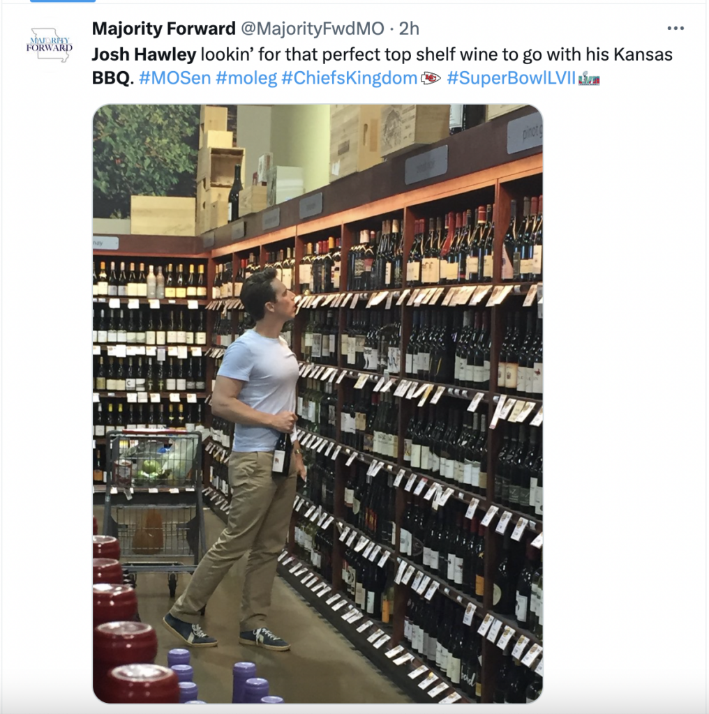 Hawley Shopping For Wine
