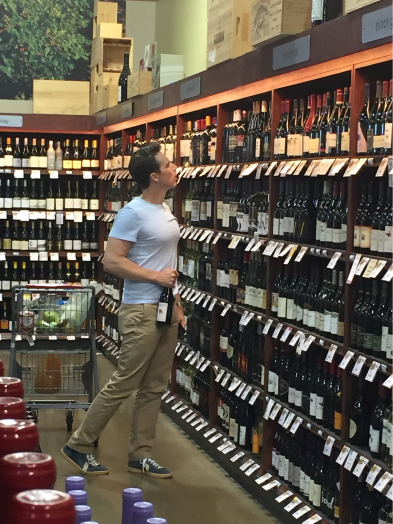 Hawley buying wine